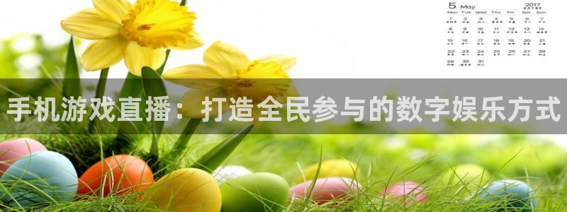 辉达娱乐测速登陆：手机游戏直播：打造全民参与的数字娱乐方式