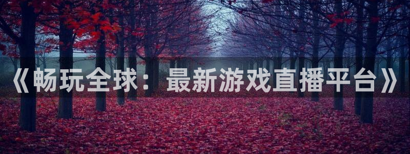 辉达娱乐注册开户：《畅玩全球：最新游戏直播平台》